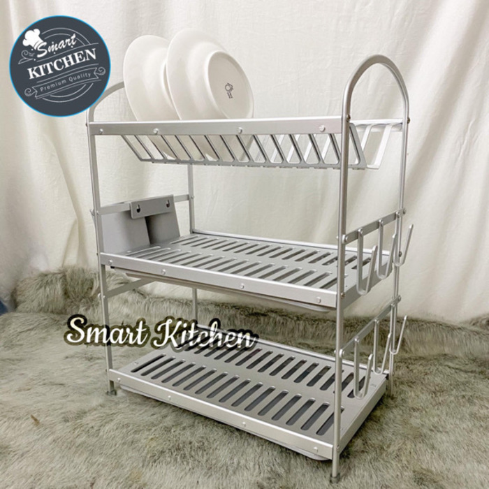 3 Layers Aluminum Dish Rack