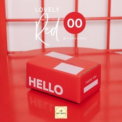 #RD001 Lovely Red Box Size 00 9x14x6cm - 1 Set (20PCS)