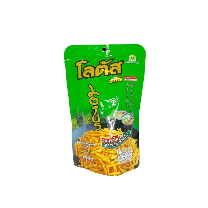 LOTUS Biscuit Stick Seaweed 55g/នំជើងមាន់រសជាតិសារាយសមុទ្រ