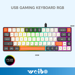 WT-WB333 USB Gaming Keyboard RGB