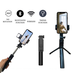 Selfie Stick Tripod Bluetooth Remote P20S LED Flash