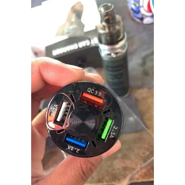USB- car charger 4port 