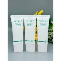 3PCS - AMPLE:N Solar Shot Zinc Mild Suncream SPF50+ PA++++