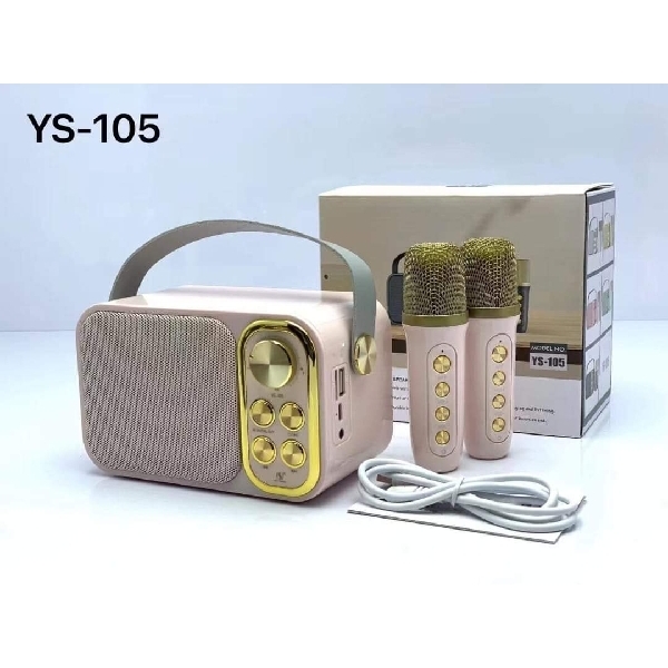 YS-105 Cute Karaoke with Two Microphones 