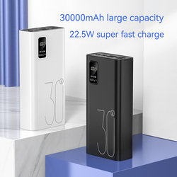 BOXYUY High Capacity 30000mAh PD22.5W Super Fast Charging Powerbanks With Digital Display