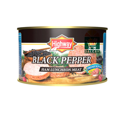HIGHWAY USA PREMIUM BLACK PEPPER HAM LUNCHEON MEAT-397G