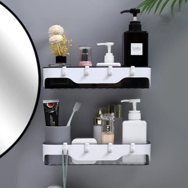 Wall-Mounted Storage Rack Bathroom