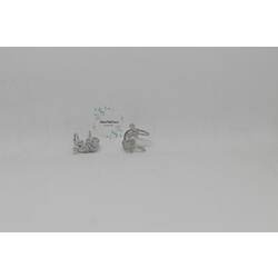 Silver Rhodium Plated Butterfly Ear Cuffs