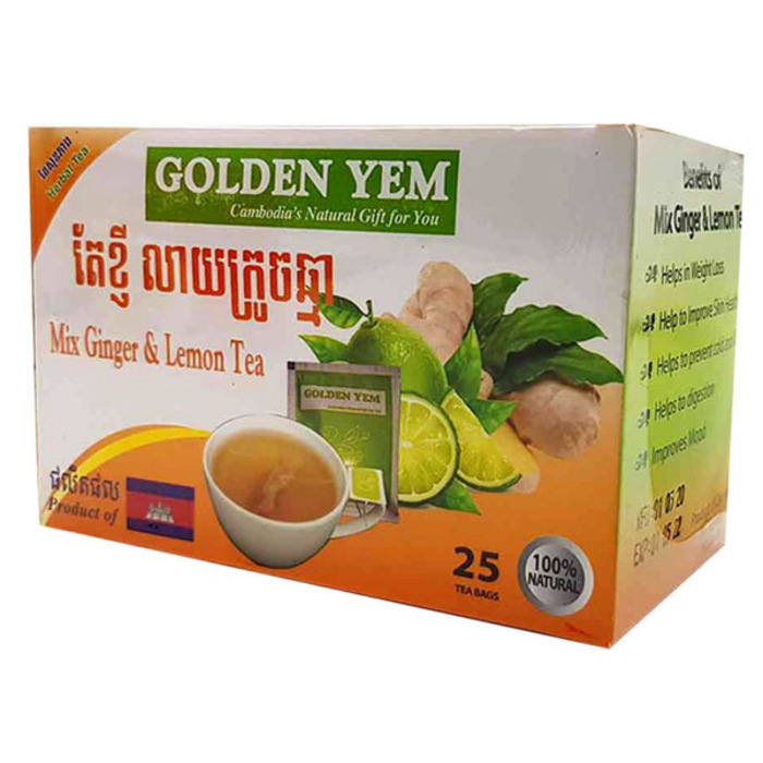 Golden Yem Mix Ginger and Lemon Tea -25bags