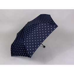 Foldable Umbrella w/Bag - Polka Dot 53.5cm
