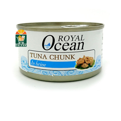 ROYAL OCEAN TUNA CHUNK IN BRINE-185G
