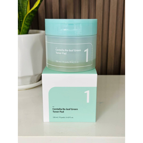 Numbuzin:n Centella Re-leaf Green Toner Pad