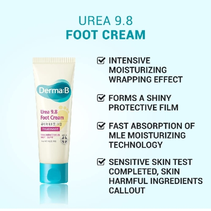 Derma B Urea 9.8% Foot Cream