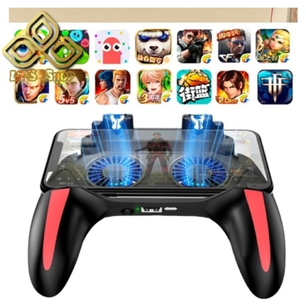 ដៃហ្គេមមានកង្ហារពីរ ថ្មទំហំ 5000 mAh (H10)