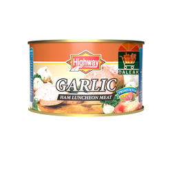 HIGHWAY USA PREMIUM GARLIC HAM LUNCHEON MEAT-397G