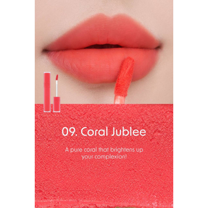 Rom&nd BLUR FUDGE TINT  # 09 Coral Jubilee 