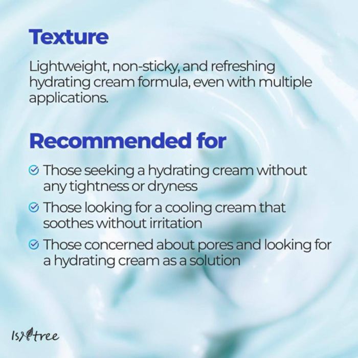 [ISNTREE] ULTRA-LOW MOLECULAR HYALURONIC ACID ZINC AQUA CREAM 