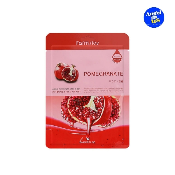 FARMSTAY Pomegranate Visible Difference Mask Sheet