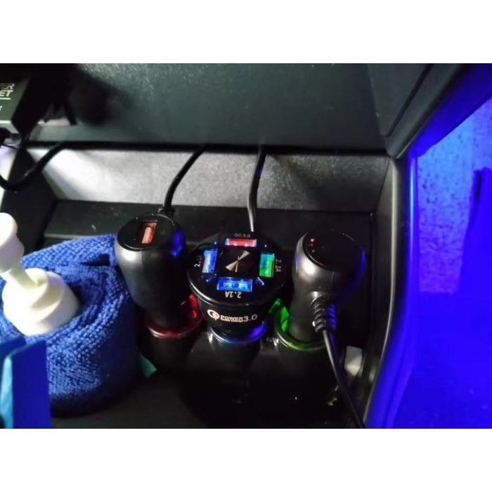 USB- car charger 4port 
