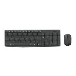 Logitech MK235 Wireless Keyboard and Mouse Combo Grey - 920-007937
