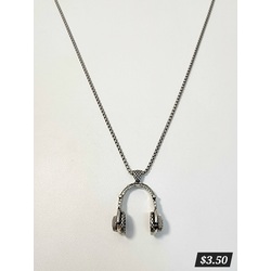 Silver Handphone Pendant Necklace