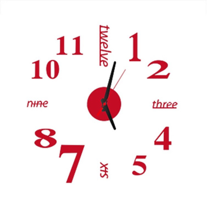 DIY Sticker Clock