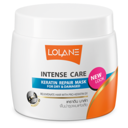 LOLANE Intense Care Keratin Repair Mask For Dry & Damaged Hair in General 200g