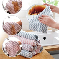 4PCS Microfiber Towel 25x25cm