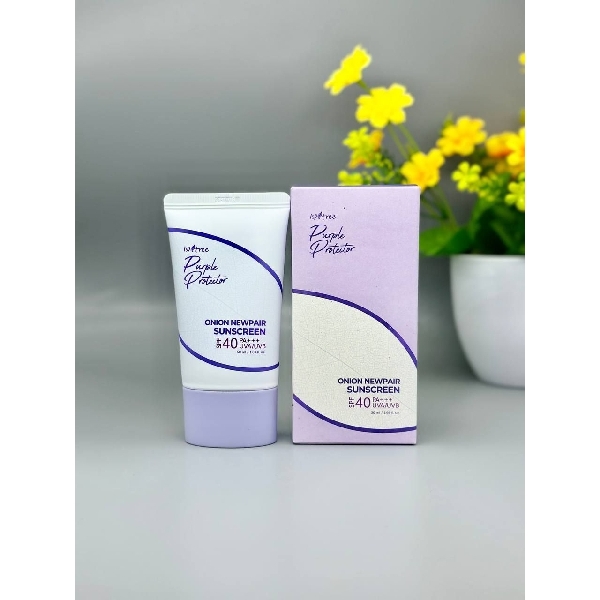 ISNTREE Purple Protector Onion Newpair Sunscreen SPF40+ PA++++