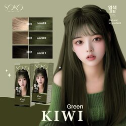 SOKO Color Hair Cream/គ្រីមប្តូរពណ៌សក់-Kiwi (Green)