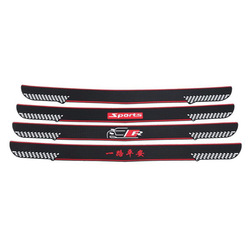 Black Auto Threshold Protection Anti Kick Strips 90CM 