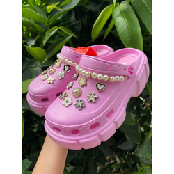 🇹🇭 Baoji Big Toe Shoes Tank Shape - Pink