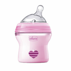 ដបបំបៅទឹកដោះគោ Natural Feeling Pink 150ML
