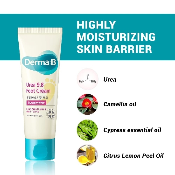 Derma B Urea 9.8% Foot Cream