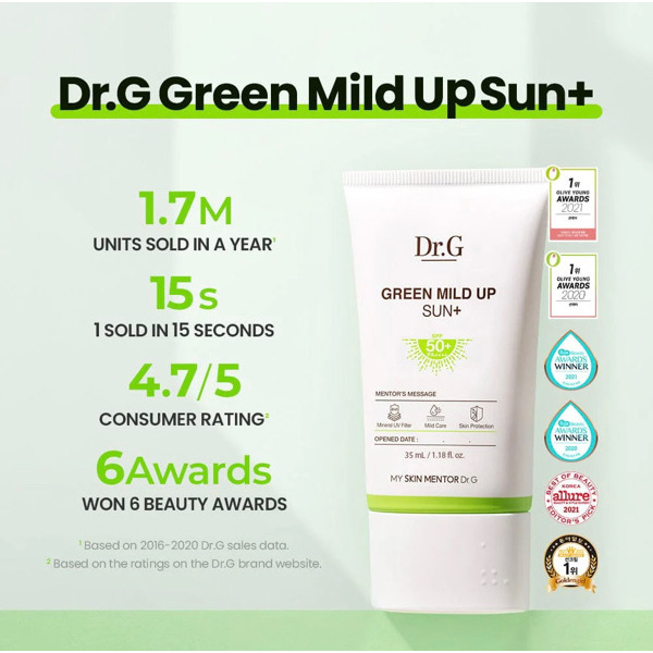 Dr.G Green Mild Up Sun+ SPF50+ PA++++