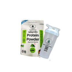 Protein Powder - Japanese Matcha Flavor - 930g +Free Bottle