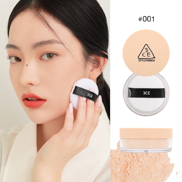 3CE Natural Finish Loose Powder #001