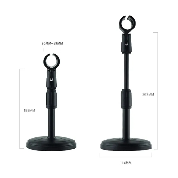 ជើងចាប់ម៉ៃក្រូហ្វូលើតុ Desk Microphone Stand