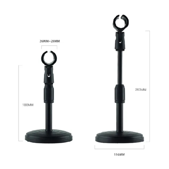 ជើងចាប់ម៉ៃក្រូហ្វូលើតុ Desk Microphone Stand