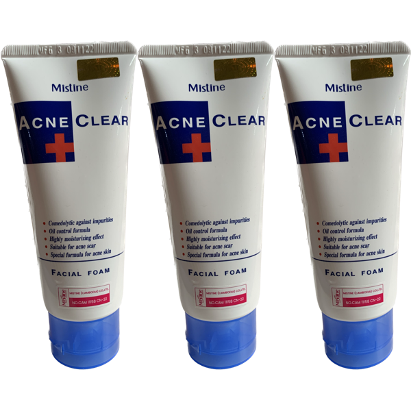 Mistine Acne Clear 85g - 3 Bottles 