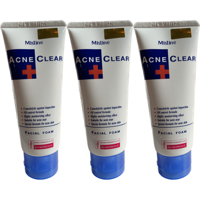 Mistine Acne Clear 85g - 3 Bottles 