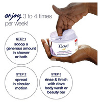 Dove Body Exfoliating Body Polish Crushed lavender & coconut milk 298g