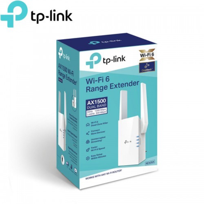 TP-Link RE505X AX1500 Wi-Fi 6 Rang Extender