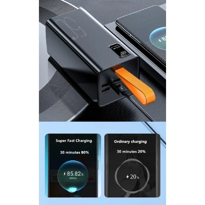 PowerBank 50,000mAh 22.5W 30$ ថែមឆ្នាំងសាក45W ១ឈុត