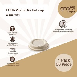 FC06 Zip Lid for Hot Cup 50PCS