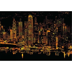 🇹🇭 Scraping Art A3 Size Color Scratching Decorative Picture