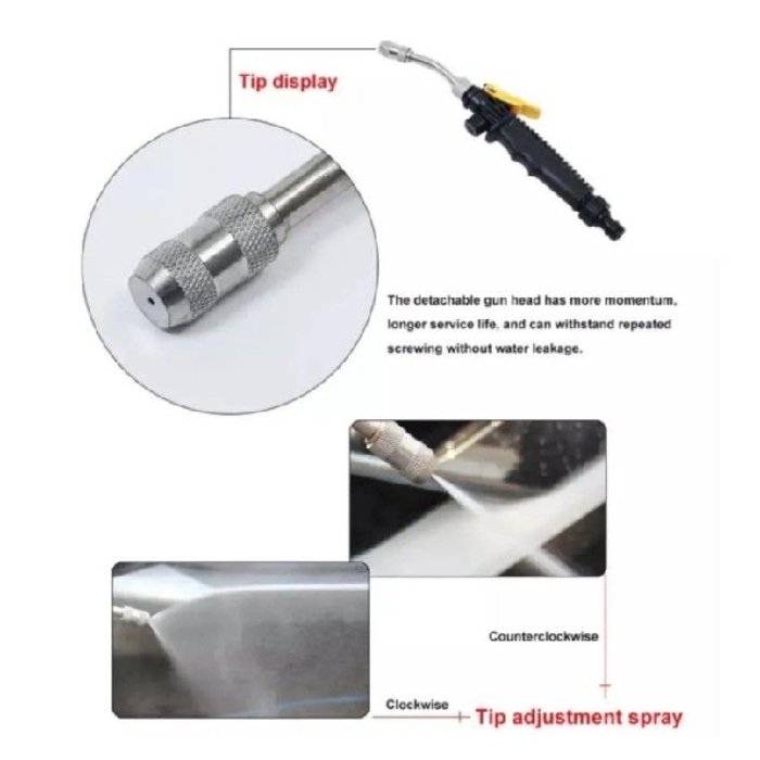 Car and motorcycle washer nozzle