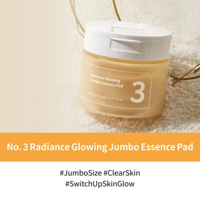 Numbuzin 3 Radiance Glowing Jumbo Essence Pad 
