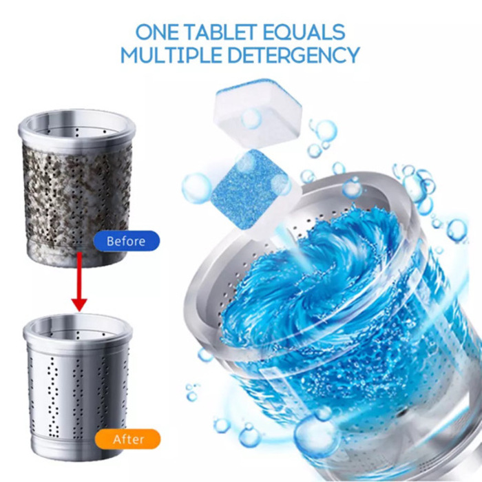 12PCS Washing Machine Cleaner Detergent