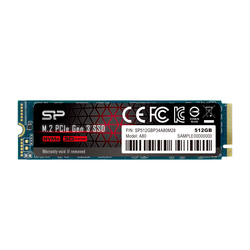 Silicon Power 512GB M.2 2280 NVMe SSD A80 GEN3x4 std 
